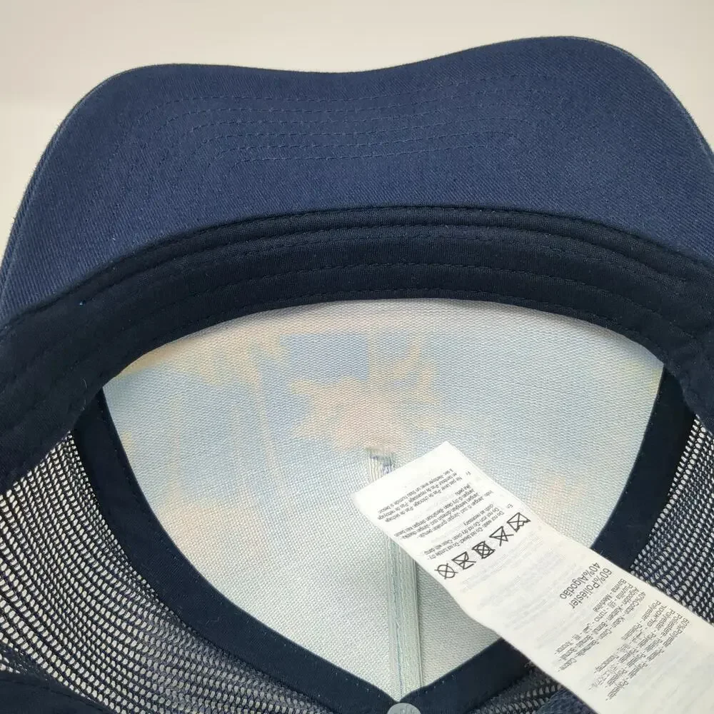 Rip Curl Trucker Hat Blue One Size Snapback Palm Tree Sunset Surf Mesh Back